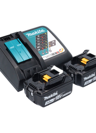 Makita DDF 083 RF perceuse-visseuse sans fil 18 V 40 Nm 1/4'' sans balai + 2x batteries 3,0 Ah + chargeur