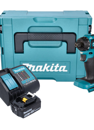 Makita DDF 083 SM1J perceuse-visseuse sans fil 18 V 40 Nm 1/4'' brushless + 1x batterie 4,0 Ah + chargeur + Makpac