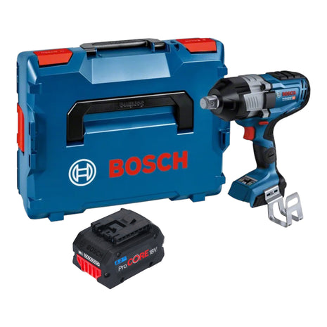 Bosch GDS 18V-1600 HC Atornillador de impacto inalámbrico profesional 18 V 1600 Nm 3/4'' BITURBO Brushless + 1x batería ProCORE 8,0 Ah + L-Boxx - sin cargador