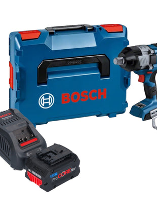 Visseuse à chocs sans fil Bosch GDS 18V-1600 HC Professional 18 V 1600 Nm 3/4'' BITURBO Brushless + 1x batterie ProCORE 8,0 Ah + chargeur + L-Boxx