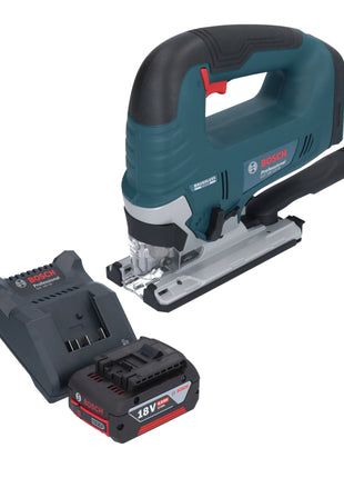 Bosch GST 18V-125 B Professional Akku Stichsäge 18 V 125 mm Brushless + 1x Akku 4,0 Ah + Ladegerät