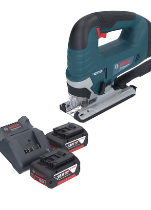 Bosch GST 18V-125 B Professional Akku Stichsäge 18 V 125 mm Brushless + 2x Akku 5,0 Ah + Ladegerät