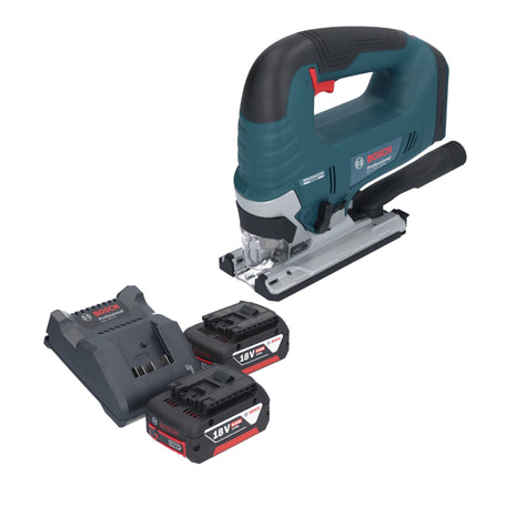 Bosch GST 18V-125 B Professional Akku Stichsäge 18 V 125 mm Brushless + 2x Akku 5,0 Ah + Ladegerät