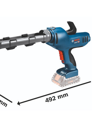 Bosch GCG 18V-310 Professional Akku Kartuschenpresse 18 V 310 ml 3,5 kN + 1x Akku 2,0 Ah + Ladegerät