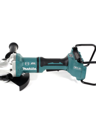 Makita DGA 901 T2KU2 Akku Winkelschleifer 36V ( 2x18V ) 230mm Brushless + 2x Akku 5,0Ah + Ezynut + Koffer - ohne Ladegerät - Toolbrothers