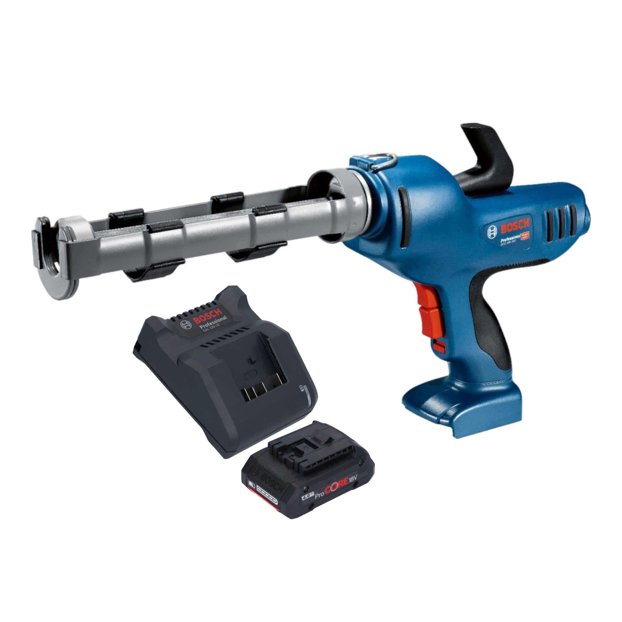 Bosch GCG 18V 310 Professional Akku Kartuschenpresse 18 V 310 ml 3 5 kN 1x ProCORE Akku 4 0 Ah Ladegeraet 0 - toolbrothers