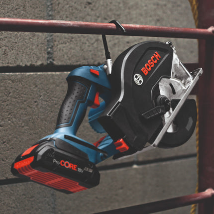 Bosch GKM 18V-50 Professional Akku Metall Handkreissäge 18 V 136 mm Brushless + 1x ProCORE Akku 4,0 Ah + L-Boxx - ohne Ladegerät