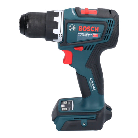 Bosch GSR 18V-90 C Professional Perceuse-visseuse sans fil 18 V 64 Nm Brushless + 2x batterie 2,0 Ah + chargeur + L-Boxx