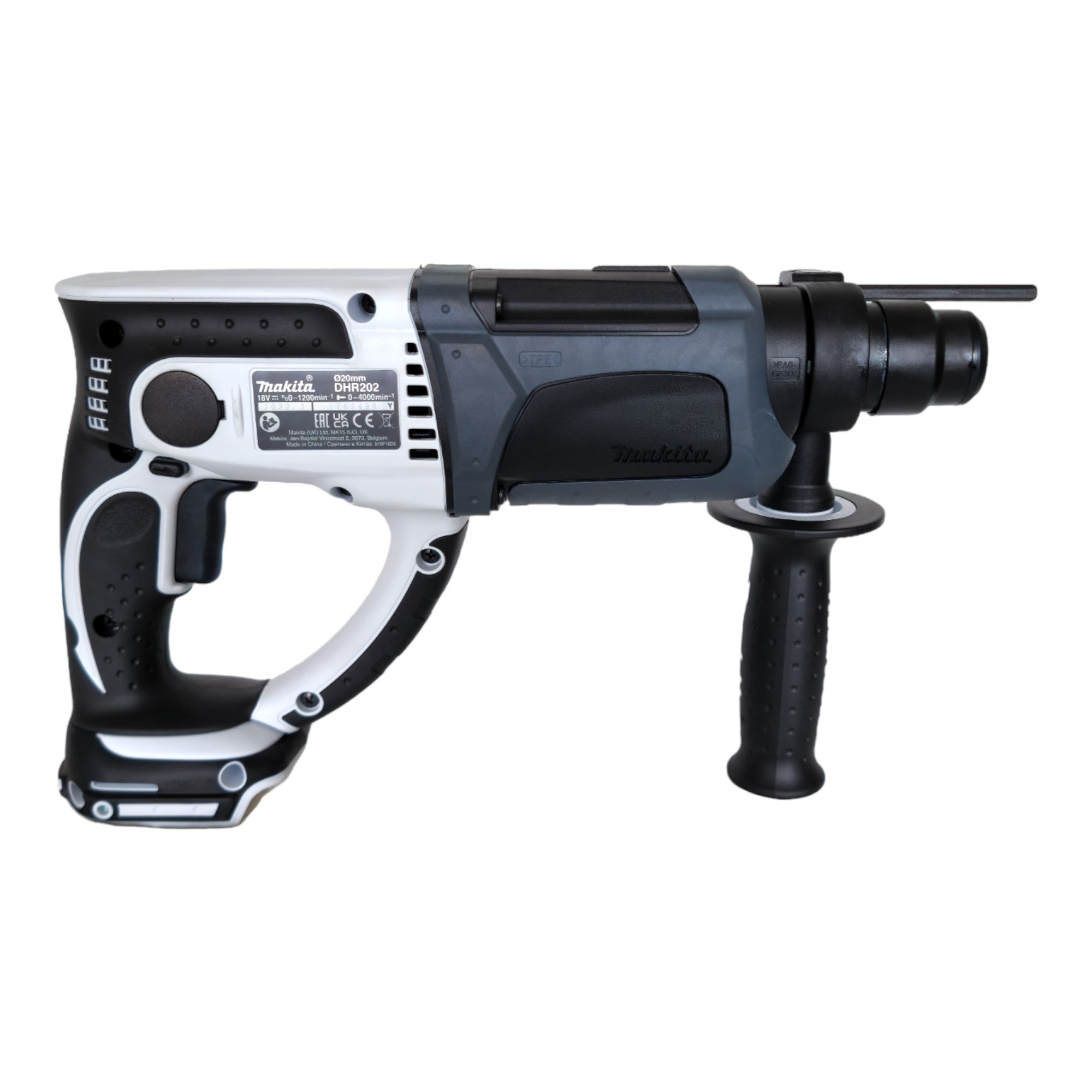Makita DHR 202 ZKW Akku Bohrhammer 18 V 20 mm 2 0 J weiss Koffer ohne Akku ohne Ladegeraet 3 - toolbrothers
