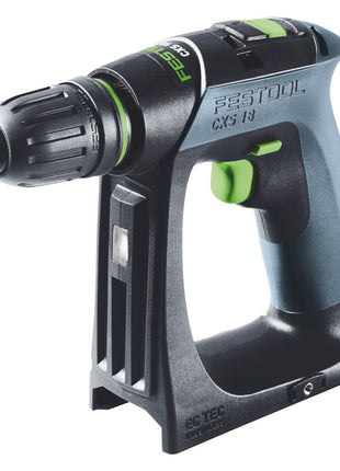 Festool CXS 18-Basic Taladro atornillador inalámbrico 18 V 40 Nm sin escobillas (576882) + Systainer (incl. Systainer ToolBox SYS3 TB M 137)