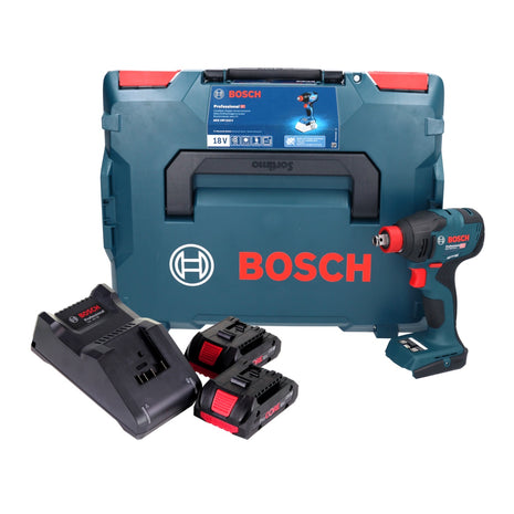 Bosch GDX 18V-210 C Professional Akku Drehschlagschrauber 18 V 210 Nm Brushless + 2x ProCORE Akku 4,0 Ah + Ladegerät + L-Boxx