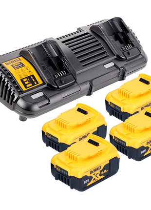 Tondeuse à gazon à batterie DeWalt DCMW 564 P4 36 V (2x 18 V) 48 cm sans balais + 4x batterie 5,0 Ah + chargeur