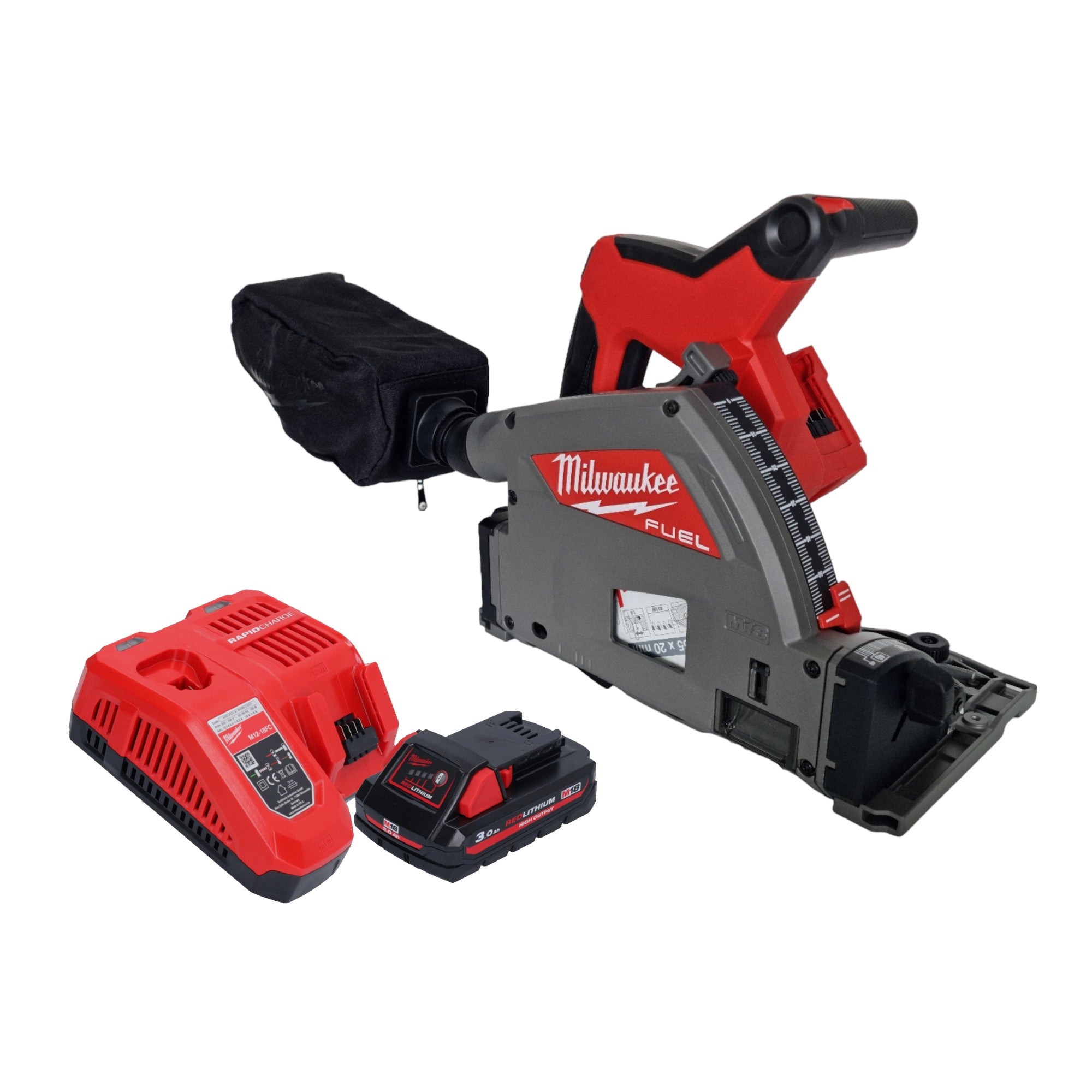 Milwaukee M18 FPS55 301 Akku Tauchsaege 18 V 165 mm Brushless 1x Akku 3 0 Ah Ladegeraet 0 - toolbrothers