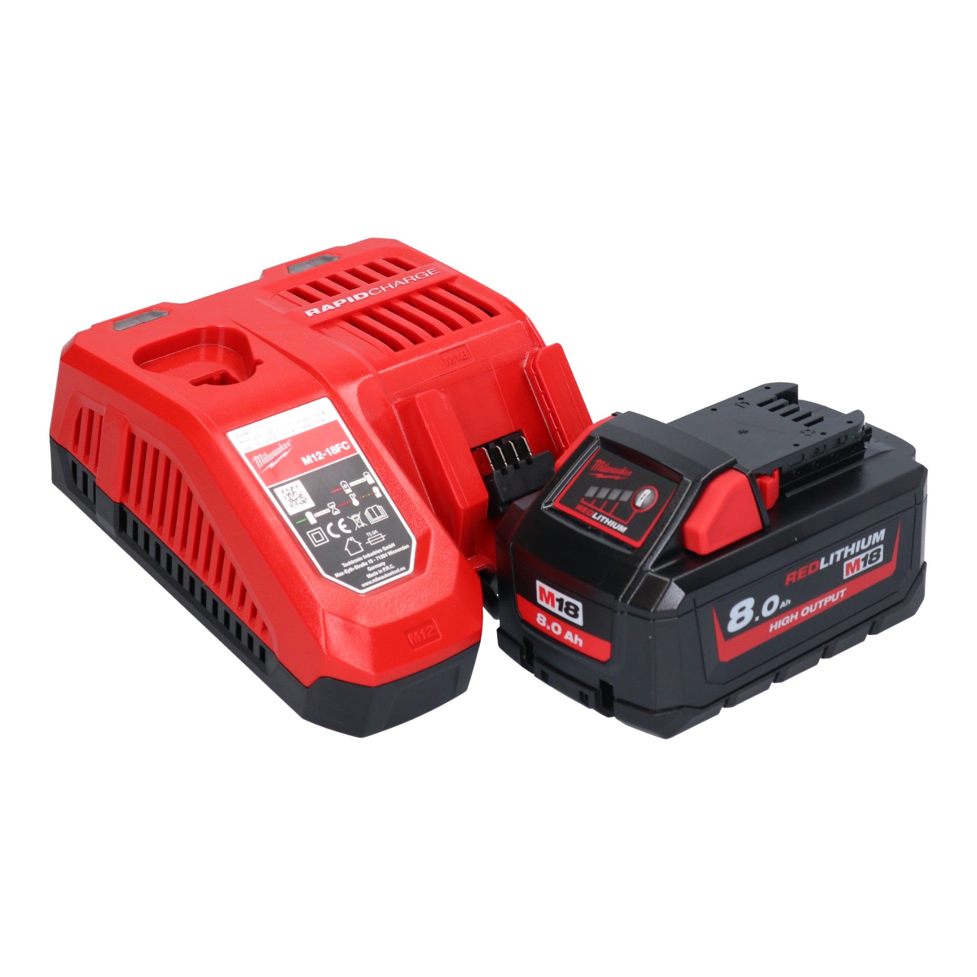 Milwaukee M18 FPS55 801 Akku Tauchsaege 18 V 165 mm Brushless 1x Akku 8 0 Ah Ladegeraet 2 - toolbrothers