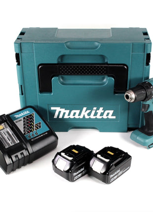 Makita DDF 459 RGJ Akku Bohrschrauber 18V 45Nm im Makpac + 2x 6,0 Ah Akku + Ladegerät - Toolbrothers