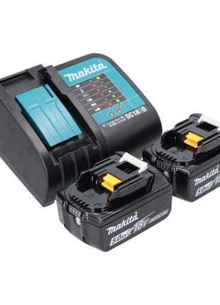 Makita DJV 180 STX scie sauteuse sur batterie 18 V 135 mm + 2x batteries 5,0 Ah + chargeur