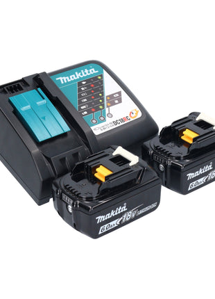 Makita DJV 180 RGXJ scie sauteuse sur batterie 18 V 135 mm + 2x batteries 6,0 Ah + chargeur + Makpac