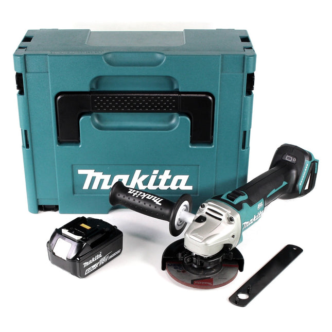 Makita DGA 454 G1J Akku Winkelschleifer 18 V 115mm + 1x Akku 6,0Ah + Makpac - ohne Ladegerät - Toolbrothers