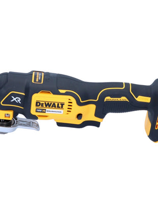 Oscillateur à batterie DeWalt DCS 355 N, outil multifonction 18 V sans balais + kit d'accessoires 29 pièces + lampe à batterie DeWalt DCL 040 18 V XR Li-Ion