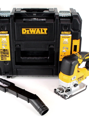 DeWalt DCS 334 NT Akku Pendelhub Stichsäge 18V Brushless Solo + TSTAK + DeWalt DCL 040 18V XR Li-Ion Akku Lampe