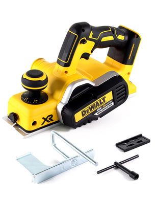 Raboteuse à batterie DeWalt DCP 580 N 18V 82mm brushless solo + lampe à batterie DeWalt DCL 040 18V XR Li-Ion