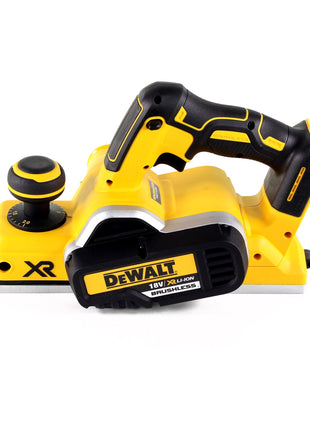 Raboteuse à batterie DeWalt DCP 580 N 18V 82mm brushless solo + lampe à batterie DeWalt DCL 040 18V XR Li-Ion