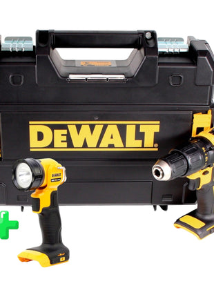 DeWalt DCD 778 NT Akku Schlagbohrschrauber 18V 65Nm Solo in TSTAK Box DeWalt DCL 040 18V XR Li Ion Akku Lampe 1 - toolbrothers