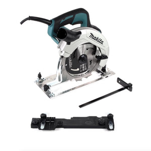Makita HS 7611 Handkreissäge 1600W 190 mm + Hartmetallsägeblatt + Führungsschienenadapter C