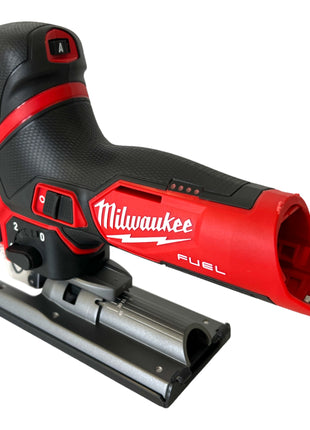 Scie sauteuse à batterie Milwaukee M12 FJS-252 12 V 22 mm sans balais + 2x batteries 2,5 Ah + chargeur