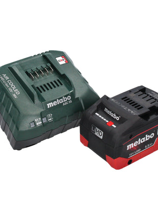 Taladro atornillador a batería Metabo BS 18 18 V 48 Nm + 1x batería LiHD 5,5 Ah + cargador + caja de puntas + bolsa