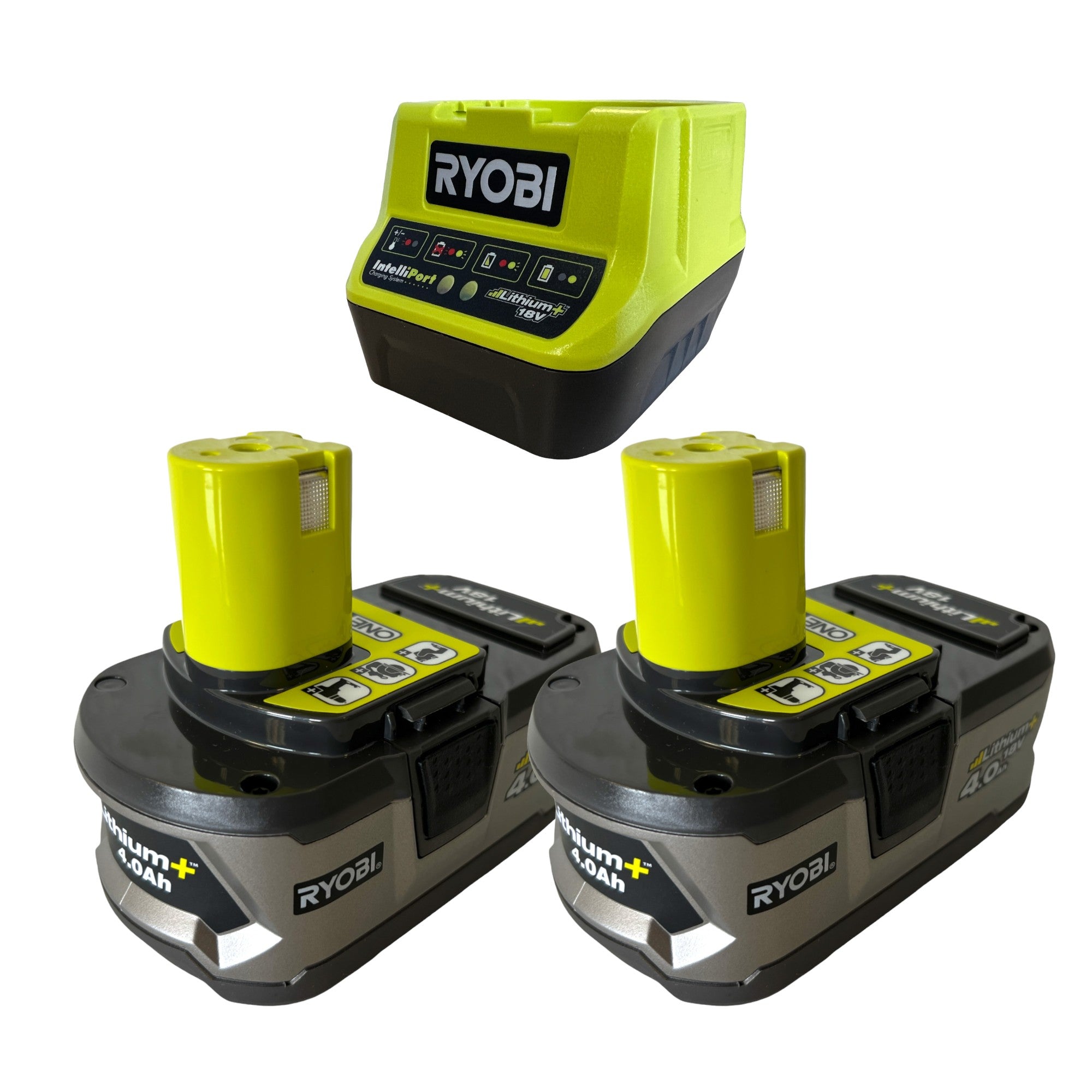 RYOBI RC18120 240 Starter Set 18 V ONE 2x RB18L40 Akku 4 0 Ah RC18120 Ladegeraet 5133003363  0 - toolbrothers