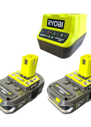 Scie d'élagage à batterie RYOBI RY18PSX10A-215 18 V 10 cm sans balai + 2x batteries 1,5 Ah + chargeur