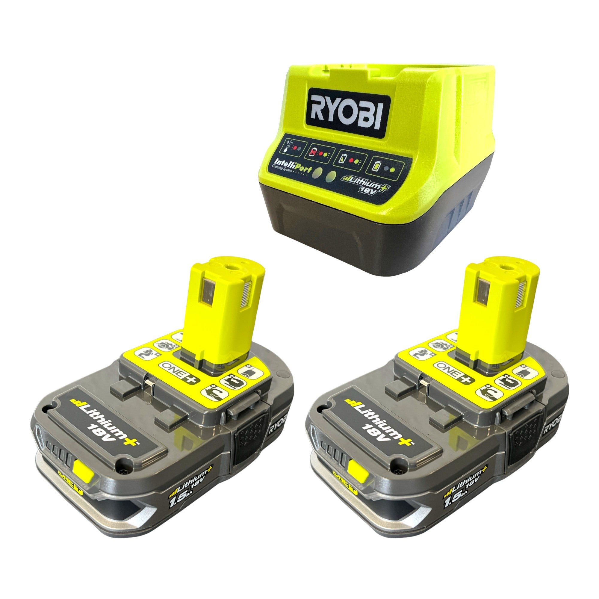 RYOBI R18TB 215 Akku Geblaese 18 V 200 km h 2x Akku 1 5 Ah Ladegeraet 2 - toolbrothers