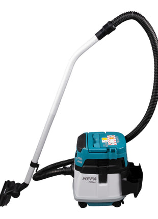 Aspirador inalámbrico Makita DVC 157 LZX3 36 V (2x 18 V) 15 l polvo clase L sin escobillas + accesorios - sin batería, sin cargador