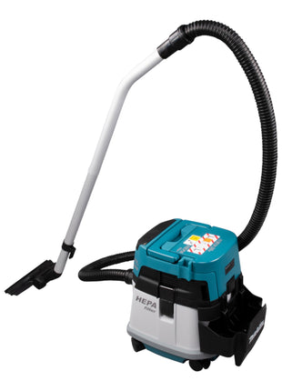 Aspirador inalámbrico Makita DVC 157 LZX3 36 V (2x 18 V) 15 l polvo clase L sin escobillas + accesorios - sin batería, sin cargador