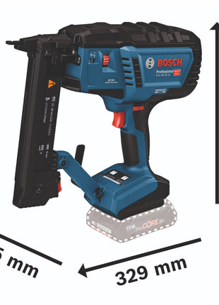 Bosch GTH 18V-38 M Professional Akku Holzklammerer 18 V 5,8 x 10 - 38 mm Brushless ( 0601482501 ) + L-Boxx - ohne Akku, ohne Ladegerät