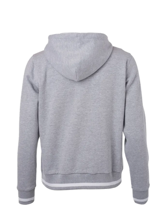 Der L-BOXX Hoodie in Grau-Weiß (Herren / Größe M) - Sportlich und Bequem