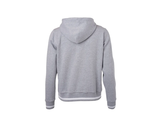 Der L-BOXX Hoodie in Grau-Weiß (Herren / Größe M) - Sportlich und Bequem
