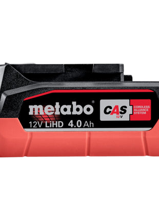 Batterie Metabo LiHD 12 V 4,0 Ah / 4000 mAh Li-Ion avec indicateur de niveau de charge (625349000)