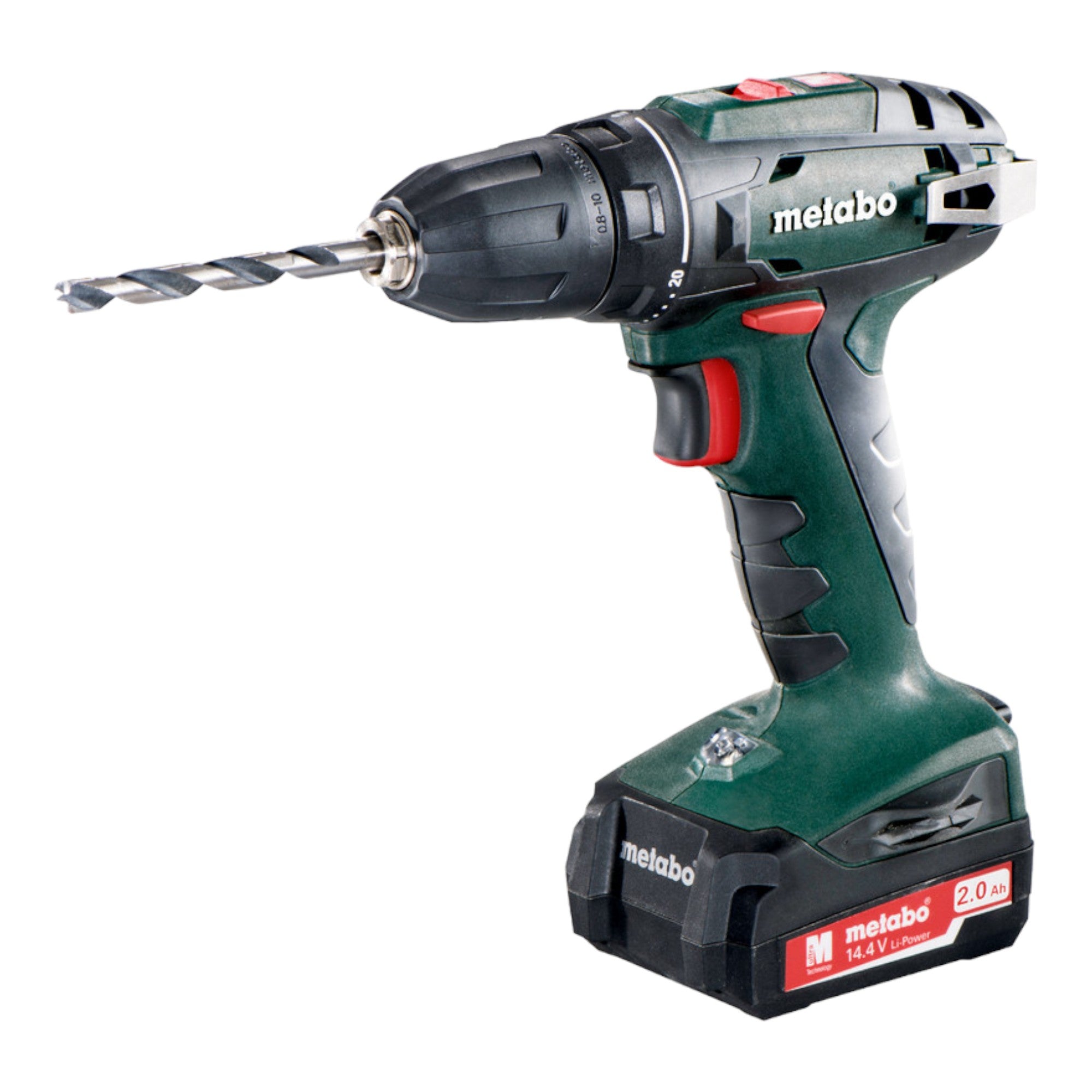 Metabo BS 14 4 Akku Bohrschrauber 14 4 V 40 Nm 602206540 2x Akku 2 0 Ah Ladegeraet Koffer 0 - toolbrothers