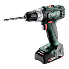 Taladro atornillador a batería Metabo BS 18 L 18 V 50 Nm (602321500) + 2 baterías 2,0 Ah + cargador + Metabox