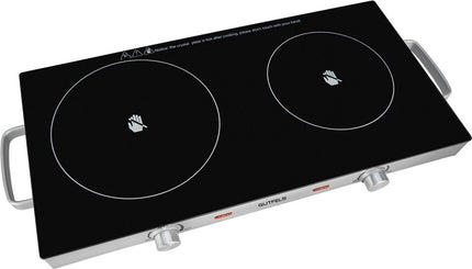 Glaskeramik Doppel‐Kochplatte COOK 4010 ( 4000896641 ) 1800 W1000 W