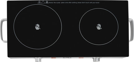 Glaskeramik Doppel‐Kochplatte COOK 4010 ( 4000896641 ) 1800 W1000 W