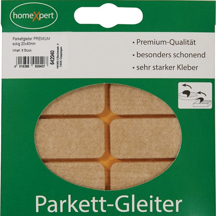 Parkettgleiter Premium ( 3000271032 ) 20 x 40 mm selbstklebend