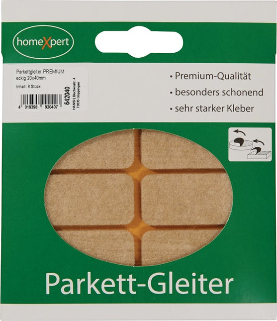 Parkettgleiter Premium ( 3000271032 ) 20 x 40 mm selbstklebend