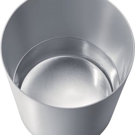 Papierkorb ( 9000468438 ) 13 l H300xØ245 mm schwer entflammbar silber