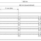 Badezimmerlüftung 9083 ER ( 3000281672 ) Länge 500 mm Breite 100 mm