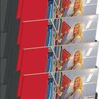 Prospekthalter ( 9000493722 ) H560xB240xTmm Metall schwarz