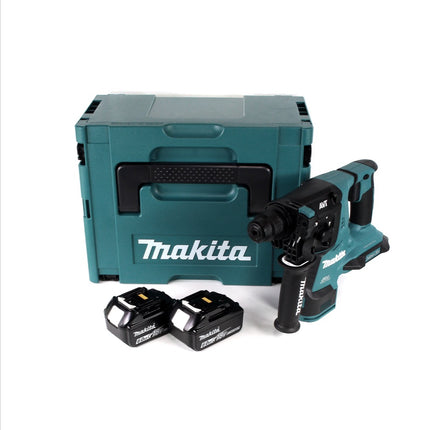 Makita DHR 280 GJ 2 x 18 V 36 V Li-Ion Akku Bohrhammer Brushless 28 mm für SDS-PLUS im Makpac + 2 x 6,0 Ah Akku - ohne Ladegerät - Toolbrothers