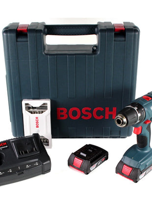 Bosch Professional GSR 18V-21 Akku Bohrschrauber 18V 55Nm ( 06019H1070 ) + 2x Akku 2,0Ah + Ladegerät + Bit-Set + Koffer - Toolbrothers